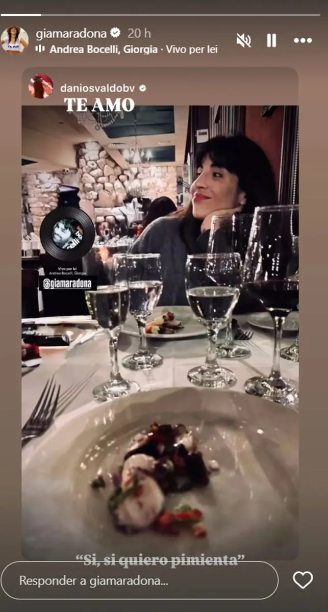 Gianinna Maradona - Daniel Osvaldo