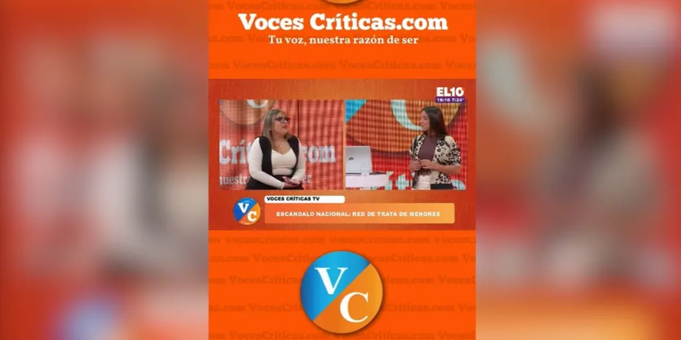 Voces Críticas TV: “La trata de personas no descansa, las redes trabajan todo el tiempo”, advirtió la abogada Victoria Carrizo
