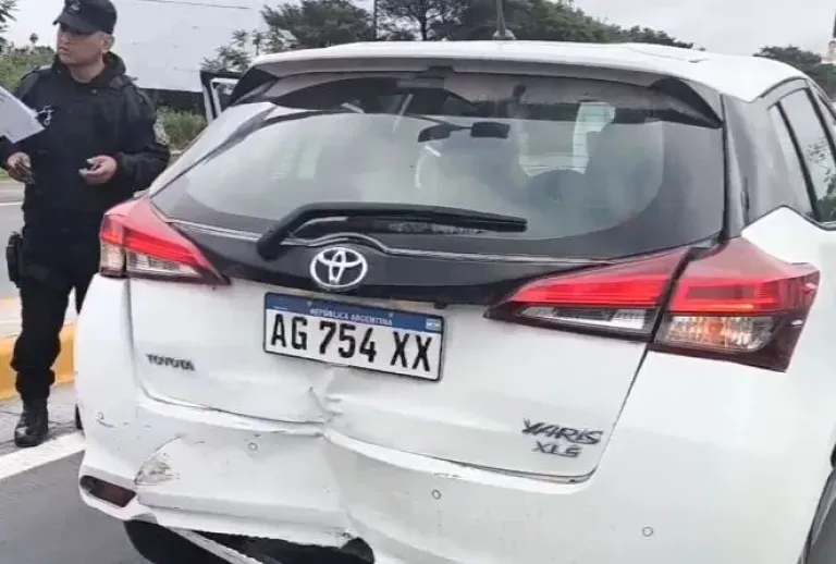 Accidente en Avenida Juan Domingo Per&oacute;n 