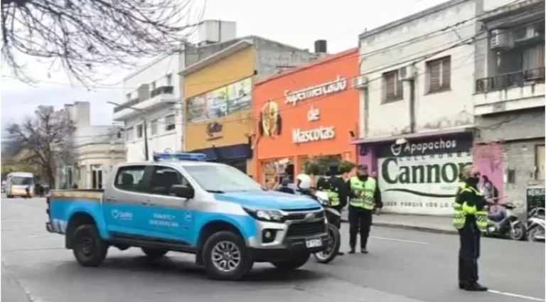 Accidente en Avenida San Mart&iacute;n 