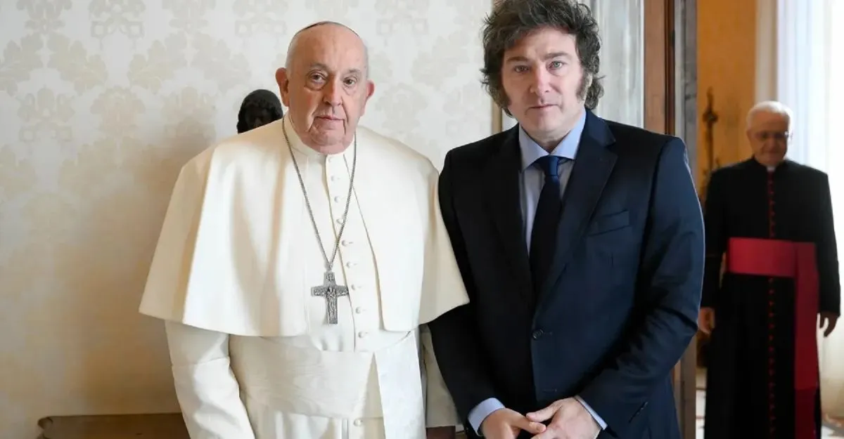 Javier Milei y el Papa Francisco