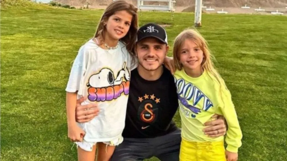 Se filtraron impactantes imágenes del reencuentro de Icardi con sus hijas: podrían cambiar el curso del caso