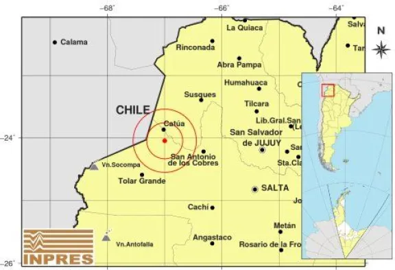 Temblor en Salta 