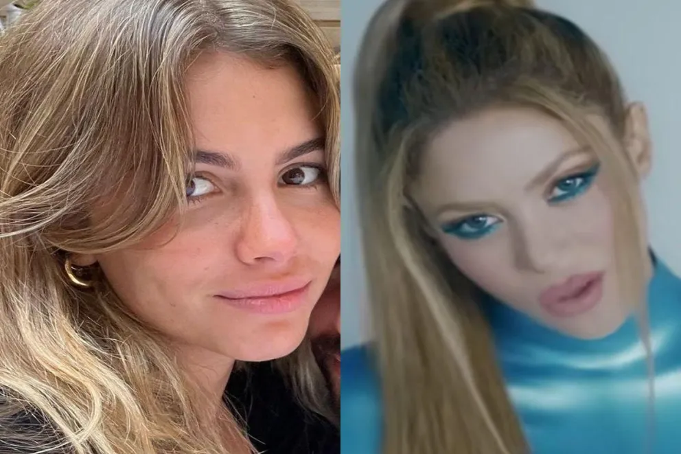 Shakira y Clara Chía, más parecidas de lo que creías: un video antiguo sorprendió a todos