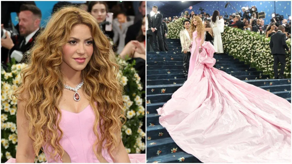 Shakira rompe las reglas en la MET Gala 2025: su vestido rosa y un descuido desatan furia
