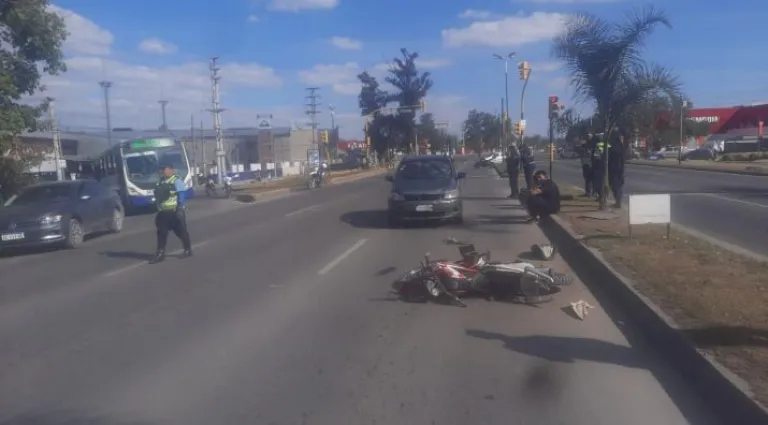 Accidente en Avenida Paraguay 