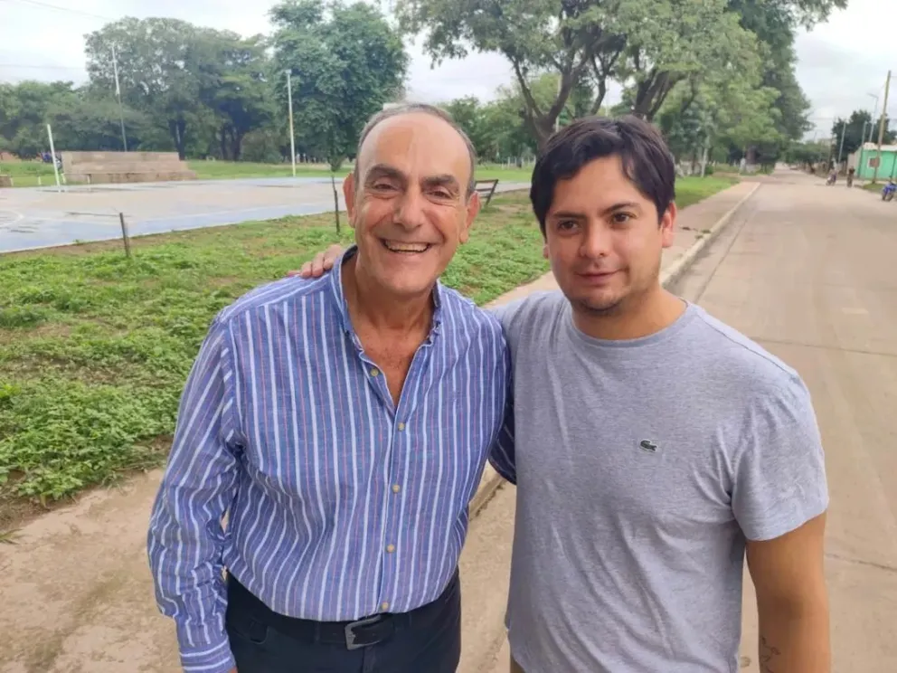 Franco Hernández Berni apoyó la campaña de Jorge Restom: "Es el diputado con quién nunca bajamos los brazos"