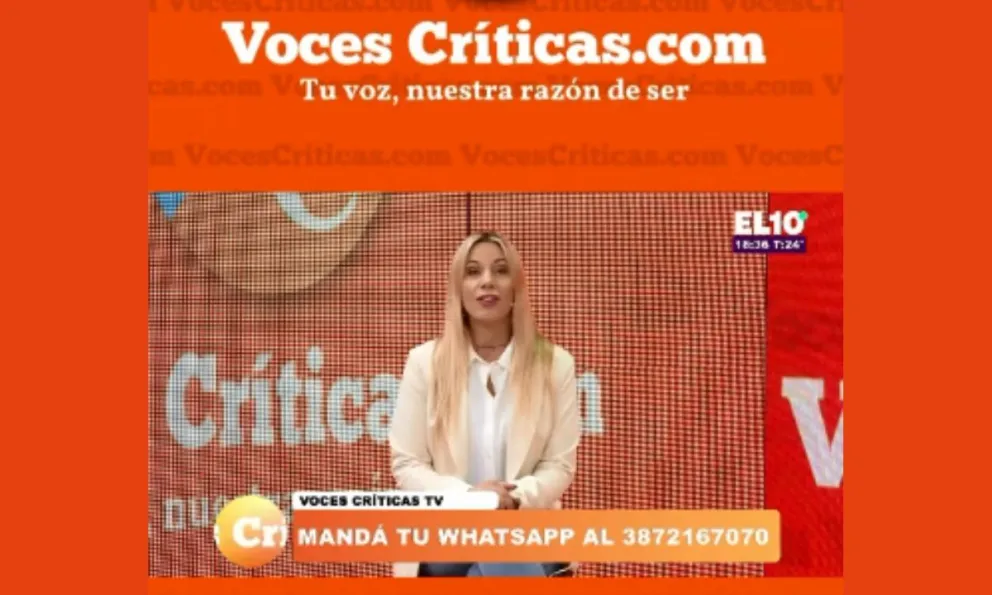 Voces Críticas TV: "Aprovechar la época de elecciones para comprar el voto de los salteños es reírse en la cara de los vecinos", lanzó Alba Quintar