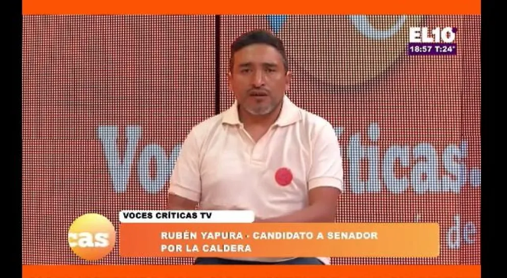 |VOCES CRÍTICAS TV| Rubén Yapura: “El descontento en los ciudadanos de La Caldera es total, hay mucha insatisfacción con la gestión”