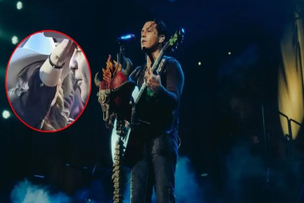 ¡Polémica en Tabasco! Christian Nodal humilla a fan que intentó robarle el sombrero en pleno concierto