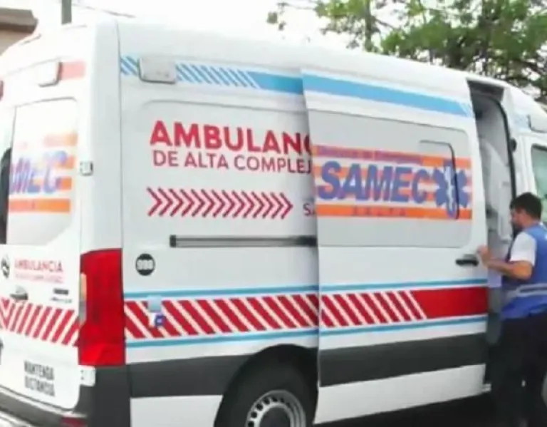 Accidente en el macrocentro salte&ntilde;o 