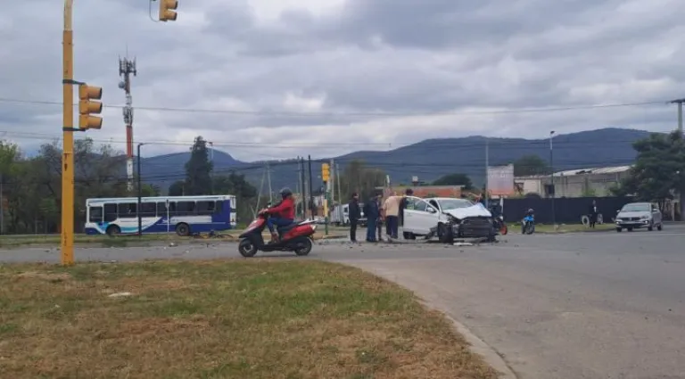Accidente en zona norte 