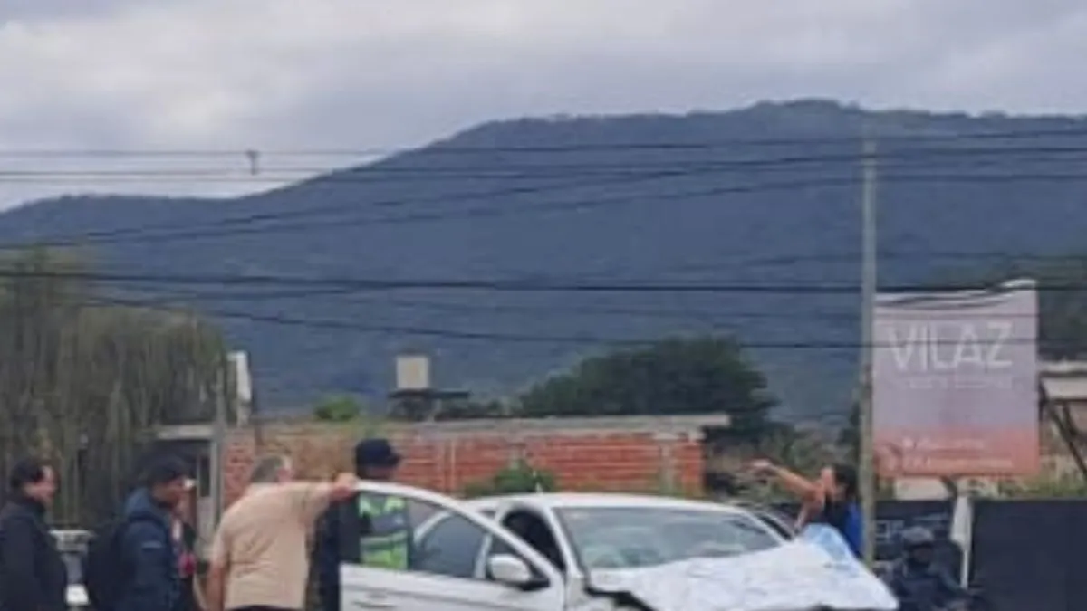 Accidente en zona norte 