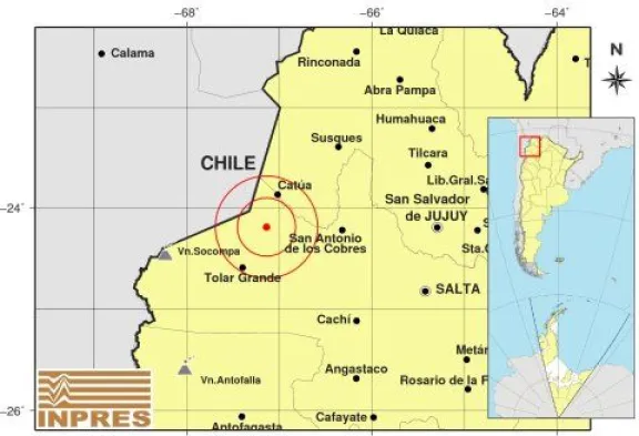Temblor en Salta 