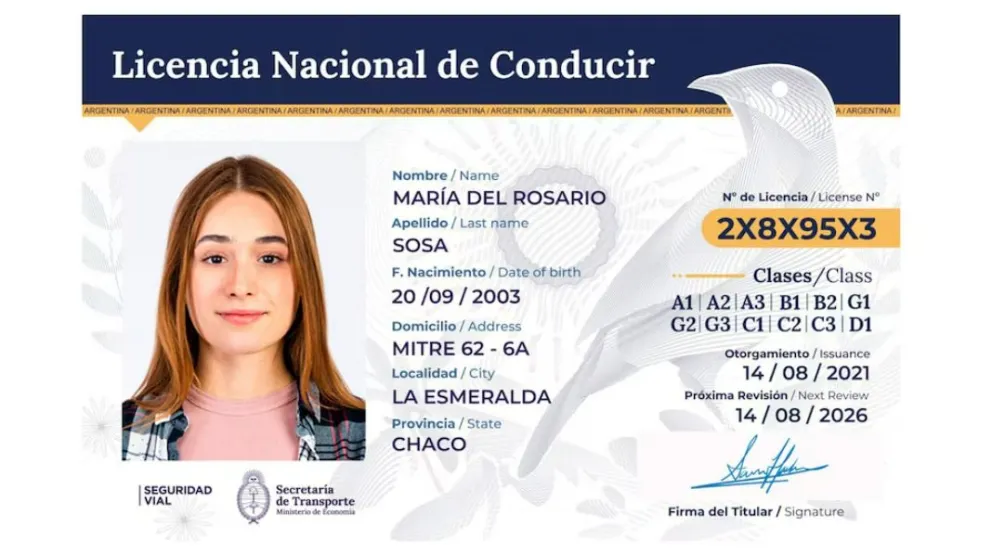 Atención: comenzó a funcionar oficialmente la nueva Licencia Nacional de Conducir Digital