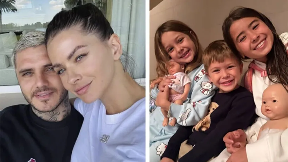 La decisión de Wanda Nara con sus hijas mientras Mauro Icardi celebraba en Turquía junto a la China Suárez y sus hijos
