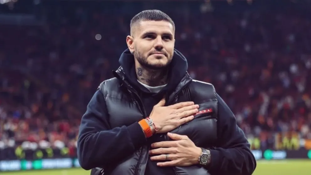 Mauro Icardi celebró el campeonato junto a la China pero una foto con una modelo turca desató el escándalo