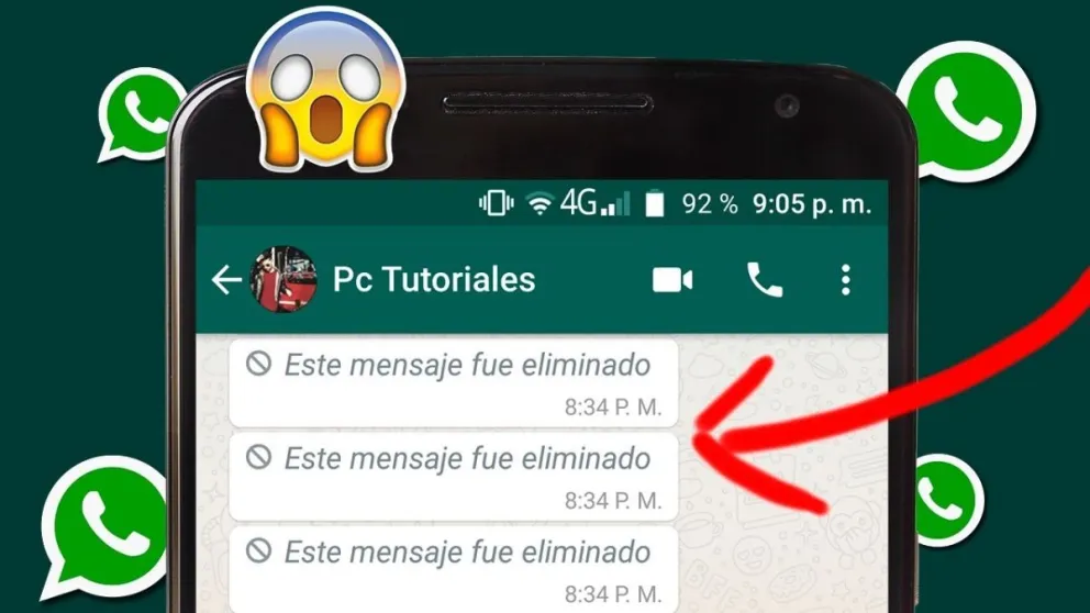Descubrí el truco oculto para leer mensajes borrados en WhatsApp sin instalar nada