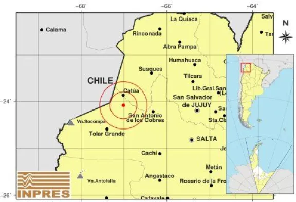 Temblor en Salta 