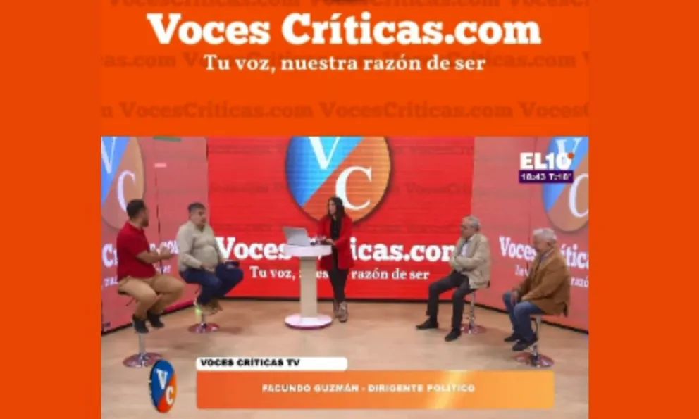 |VOCES CRÍTICAS TV| Durísimo cruce entre Facundo Guzmán y Ricky Gallegos: "A mi no me forrees"