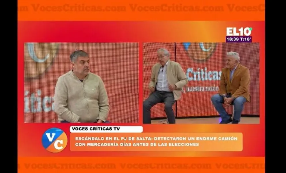 |VOCES CRÍTICAS TV| Riky Gallego cruzó a Santiago Godoy: “Hasta los hijos de los dirigentes están y los mantenemos”