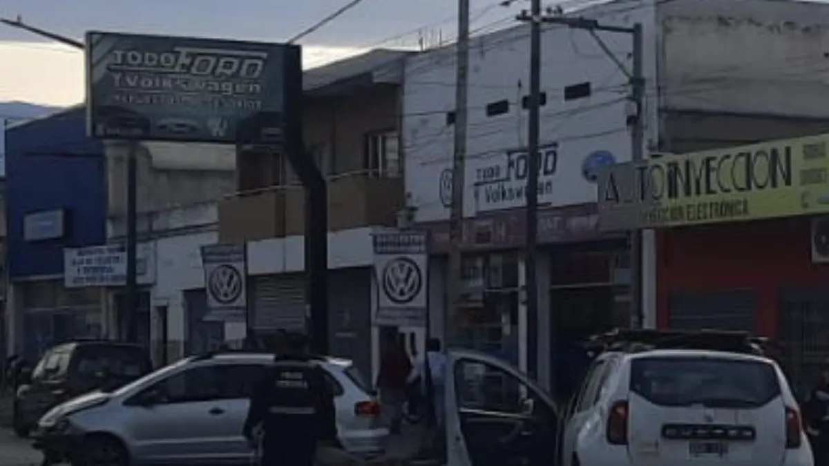 Accidente en el centro salte&ntilde;o 