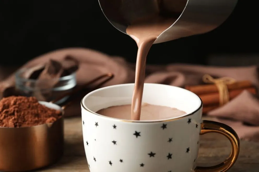 chocolate caliente - receta