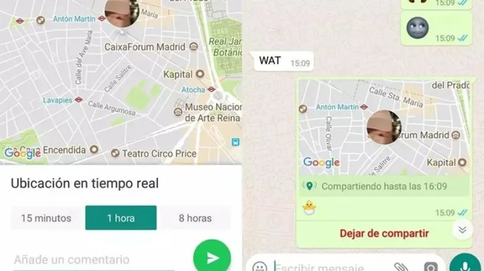 ubicaci&oacute;n en tiempo real - riesgos