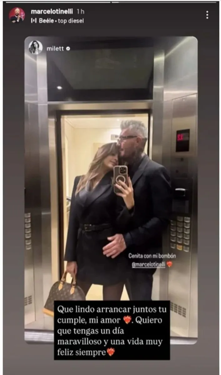 Marcelo Tinelli - Milett Figueroa
