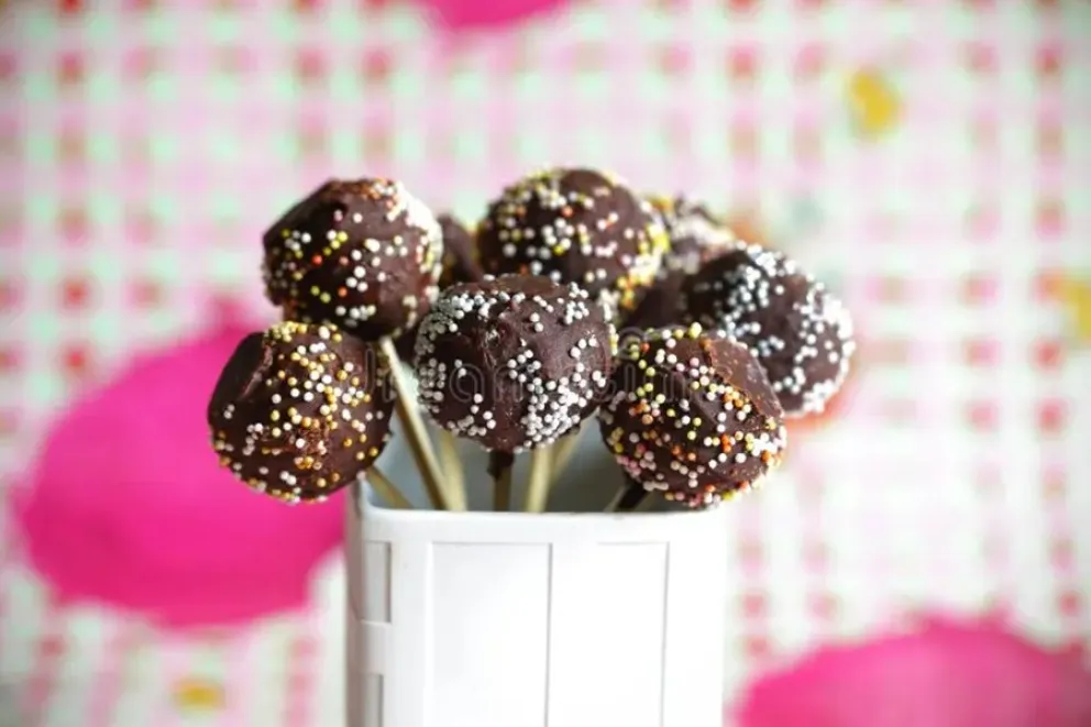 chupetines de chocolate - receta