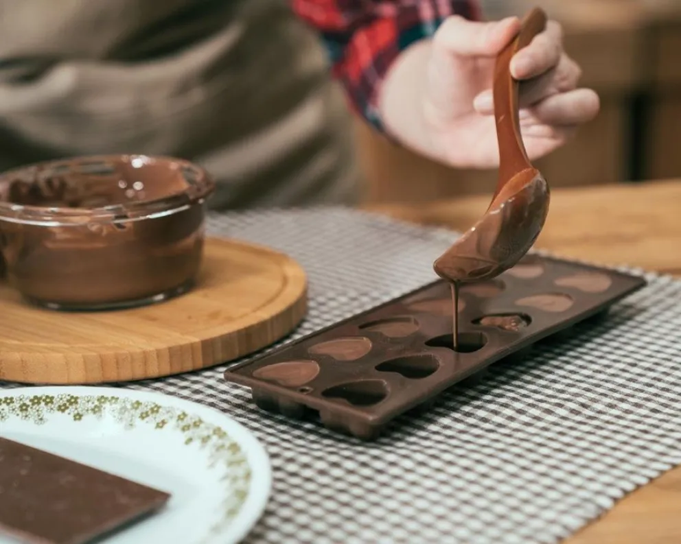 chupetines de chocolate - receta