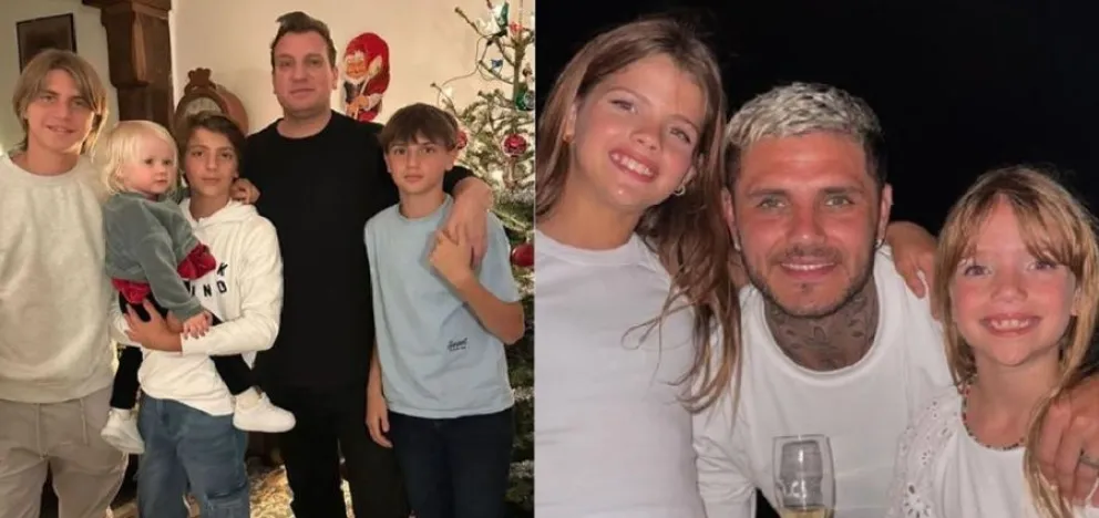 Maxi L&oacute;pez - Mauro Icardi - Wanda Nara