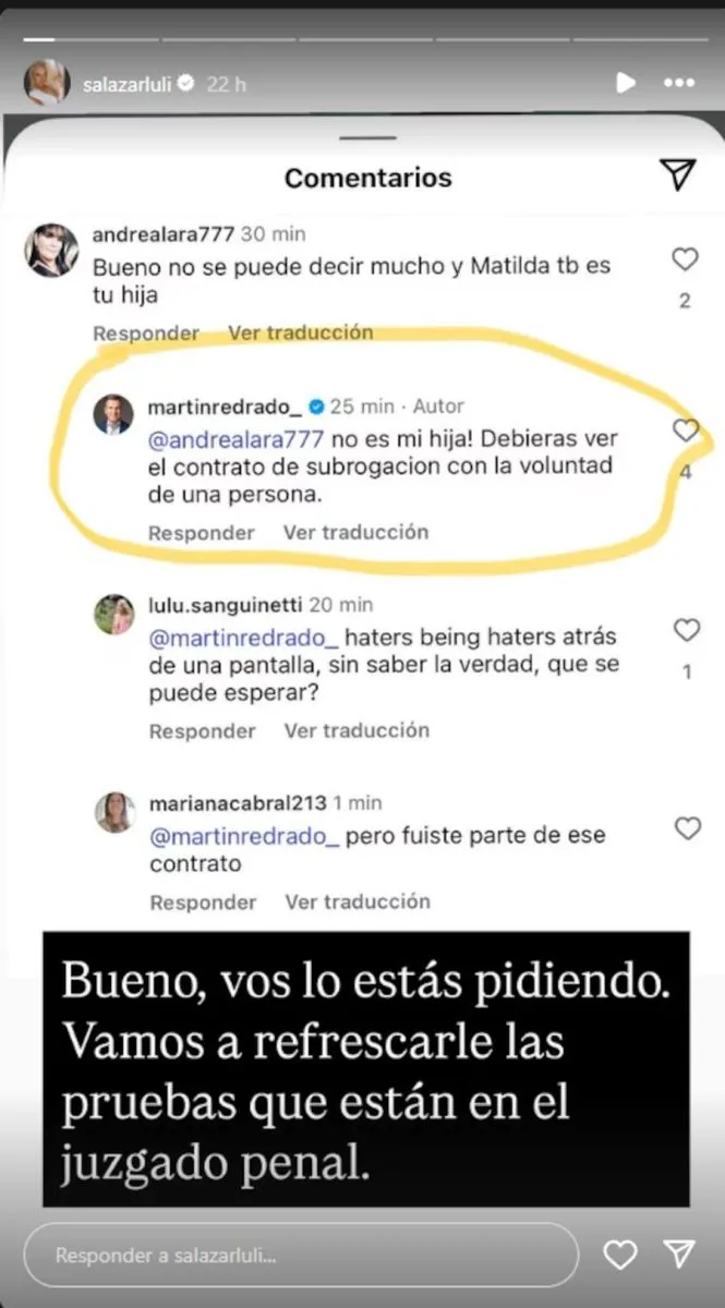 Luciana Salazar - Mart&iacute;n Redrado
