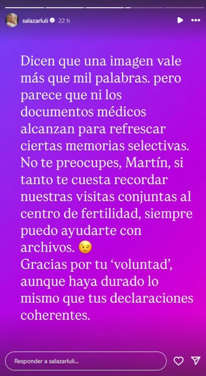 Luciana Salazar - Mart&iacute;n Redrado