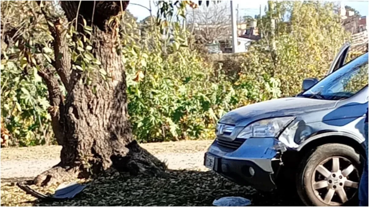 Accidente en zona oeste 