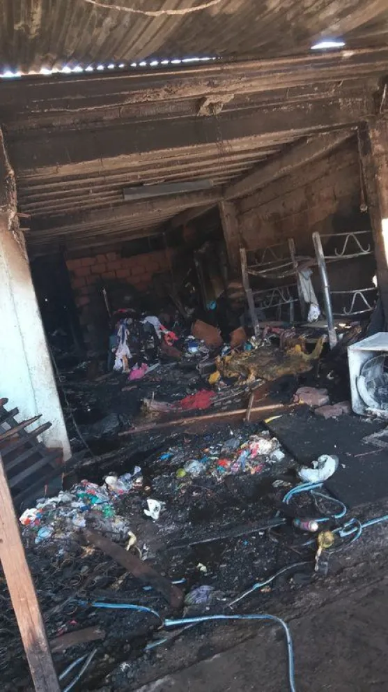 Incendio en una vivienda 