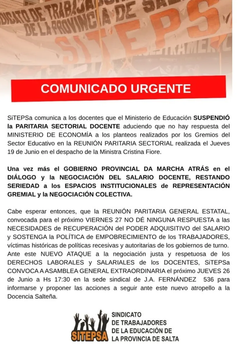Paritaria Docente