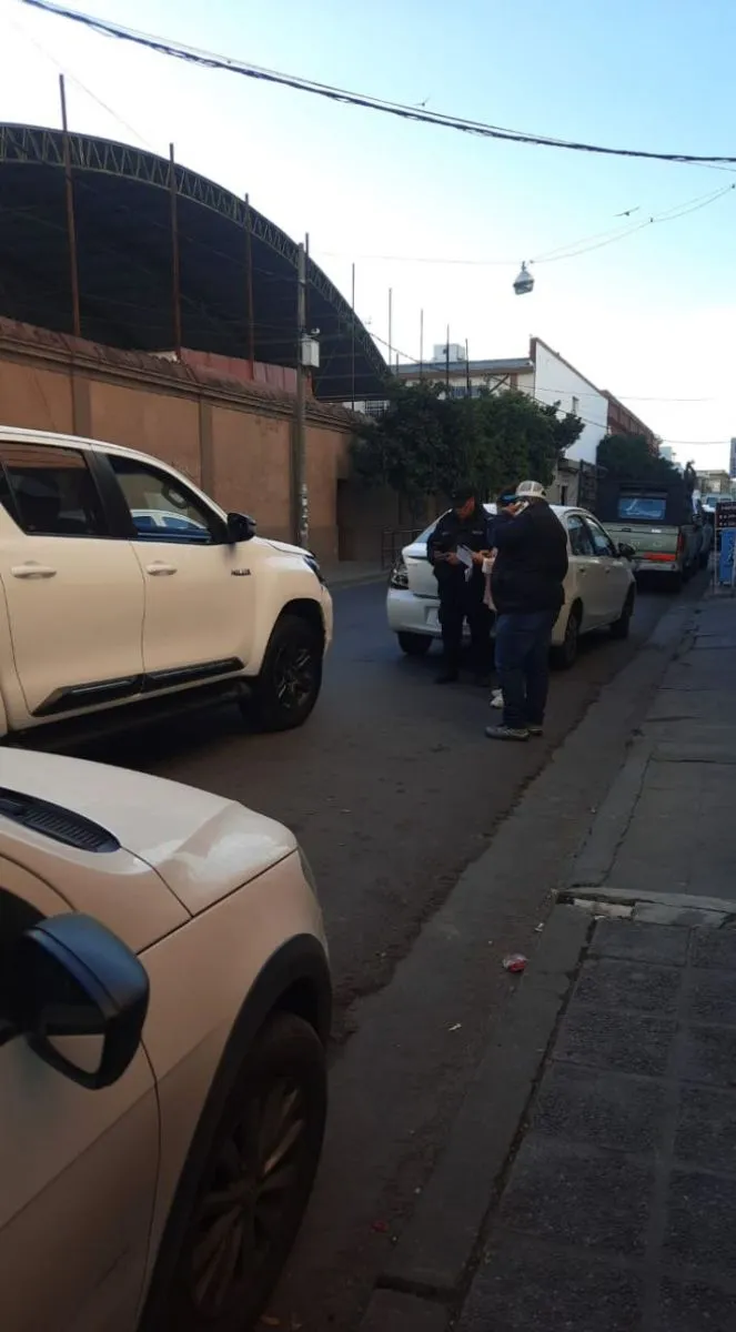 Accidente en el centro salte&ntilde;o 