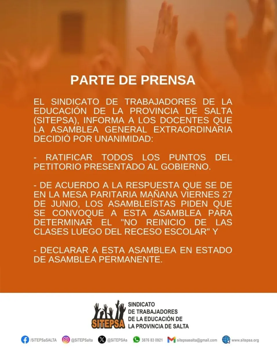 Paritaria docente