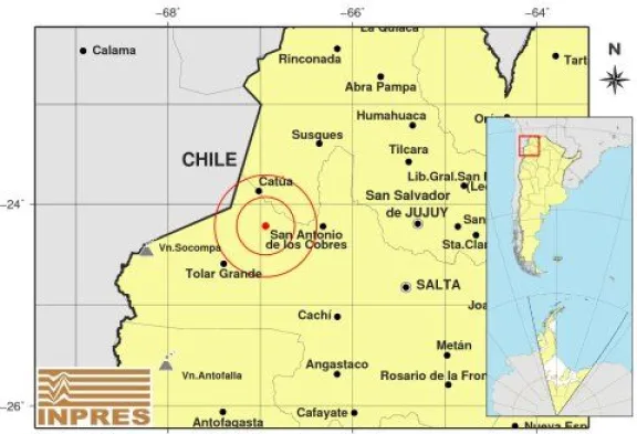 Temblor en Salta 