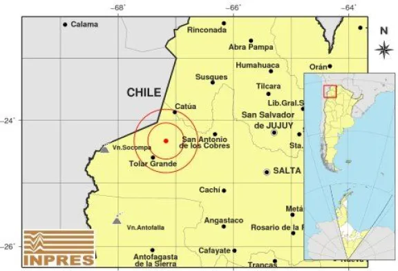 Temblor en Salta 