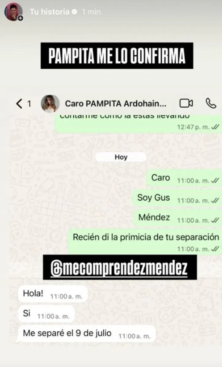 Pampita - Mart&iacute;n Pepa