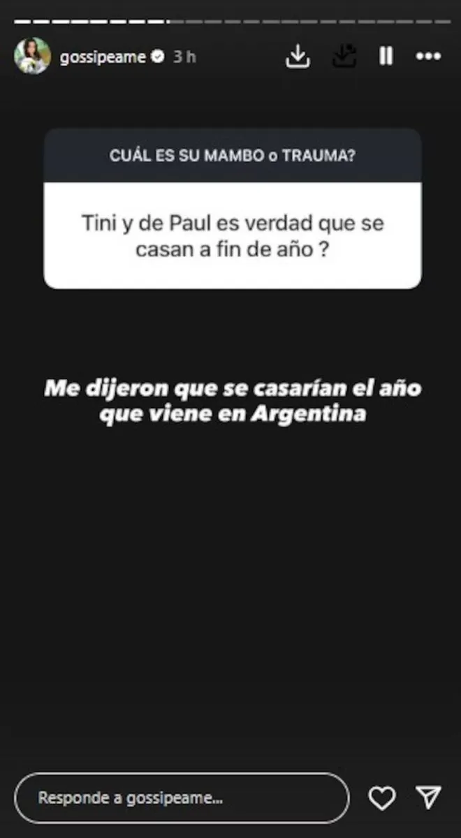 Tini Stoessel - Rodrigo de Paul