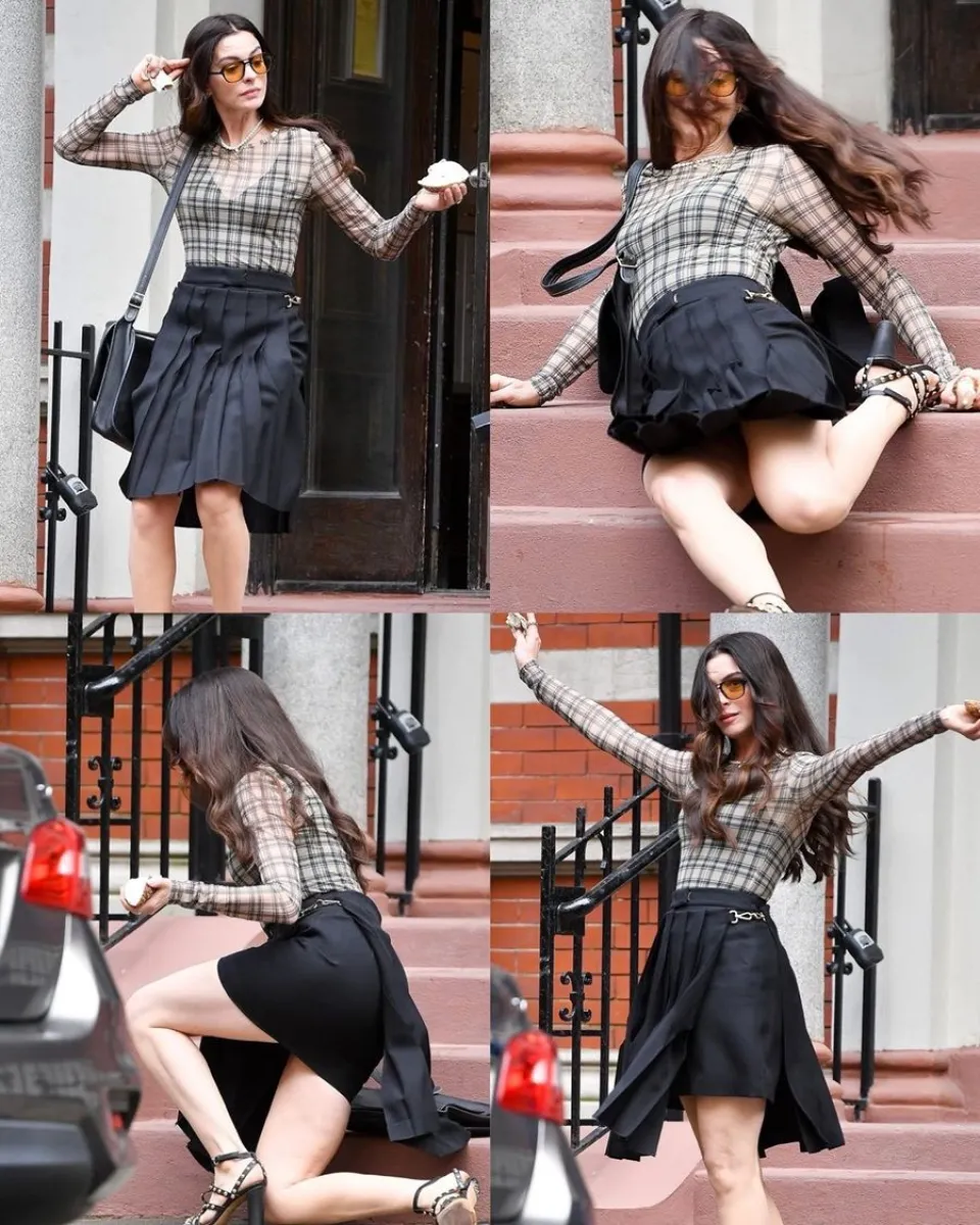 Anne Hathaway - accidente