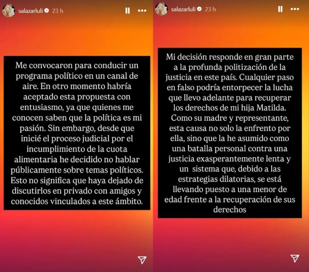 Luciana Salazar - Mart&iacute;n Redrado