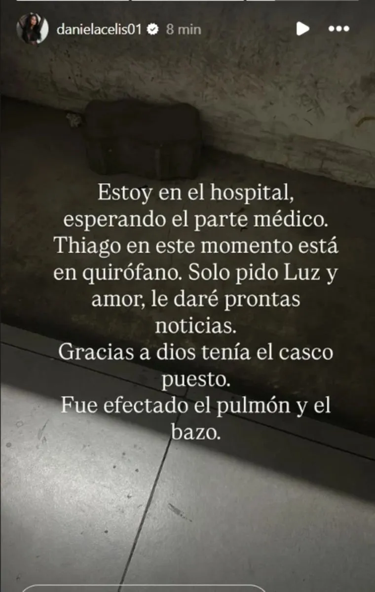 Thiago Medina - accidente