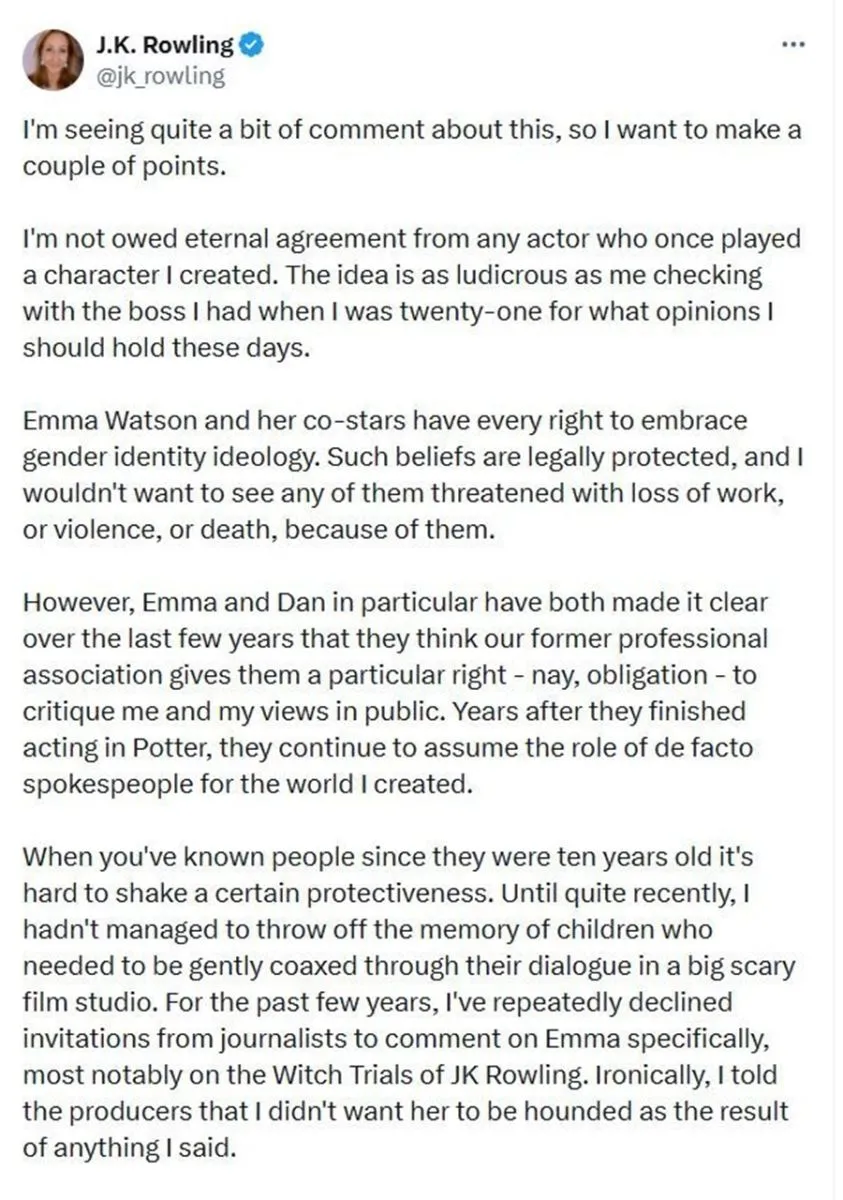 J.K Rowling - Emma Watson