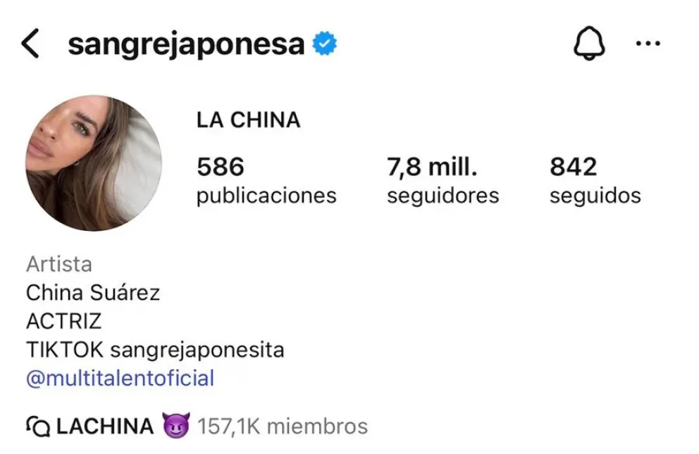 China Su&aacute;rez