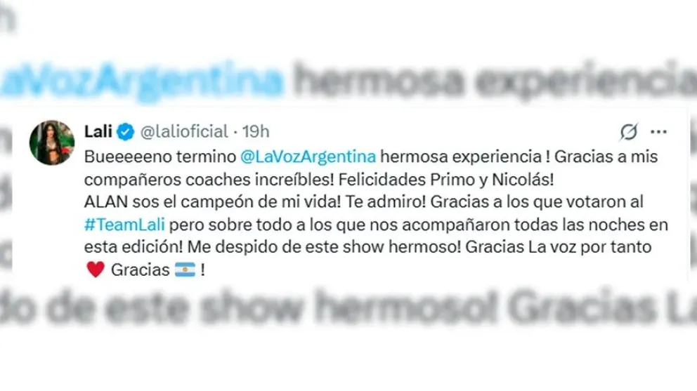 La Voz Argentina - Lali Esp&oacute;sito