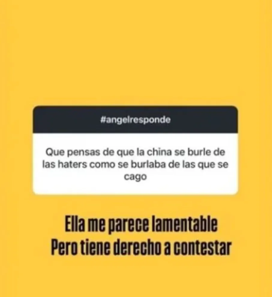 China Su&aacute;rez - &Aacute;ngel de Brito